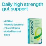 Probio7 Original – Gentle Daily Gut Support | Vegan Approved | with 4 Billion CFU, 7 Live Bacterial Strains + Natural Fibre | Digestive Health Supplements, Probiotics for Gut Health, 40 Capsules - Image 4