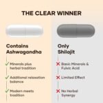 Shilajit Capsules 2000MG, Gold Grade 100% Pure Himalayan Shilajit, High Strength with Ashwagandha, 60% Fulvic Acid & Minerals, Energy & Immune Support for Men & Women, 60 Count (Pack of 1) - Image 5