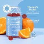 Novomins Estro Gummies – Womens Multivitamins - with Vitamin D, B6, B12, Maca & Kale Extract, Inulin - 60 Vegan Gummies - Image 3