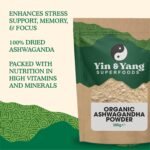 Organic Ashwagandha Powder 500g, by Yin & Yang Superfoods. 100% Pure and Raw - Premium Quality. Vegan, Gluten Free & Palm Oil Free. - Image 4