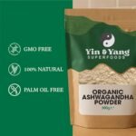 Organic Ashwagandha Powder 500g, by Yin & Yang Superfoods. 100% Pure and Raw - Premium Quality. Vegan, Gluten Free & Palm Oil Free. - Image 5