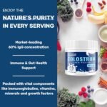 Colostrum Powder 3000MG, with 60% Natural IgG (Immunoglobulins), Grass Fed Cow Colostrum, Non-GMO, Unflavored 50 Servings - Image 4