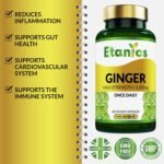 Ginger Capsules |High Strength 3200mg Ginger Root Extract Supplement | for Sickness, Nausea & Joint Pain |Suitable for Vegetarians and Vegans - Made in The UK - Image 3