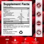 Vitamatic Vitamin B Complex Gummies with Vitamin C & Inositol - Natural Strawberry Flavor - 60 Gummies - Image 3