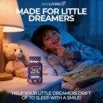 NKD Living Kids Night-Time Gummies – No Added Sugar - Natural Sleep Support with Magnesium, Chamomile & Lemon Balm – Calm & Relaxation for Children – Non-GMO, Vegan & Gluten-Free – 60 Gummies - Image 4