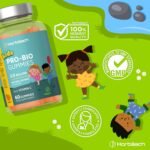 Happy Gut Gummies Kids 2.5 Billion CFU | 60 Count | ProBio Gut Health Supplement | Natural Orange Flavour | Kids Complex with Vitamin C | Vegan | by Horbaach - Image 5