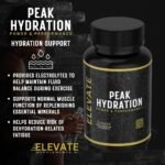Elevate Supplements Peak Hydration, Power & Performance, 180 Capsules | Workout Supplement for Strength, Stamina, Energy & Hydration | ATP, Adaptogenic Mushrooms, Electrolytes & Minerals for Endurance - Image 6