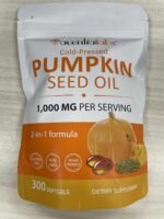 Pumpkin Seed Oil Capsules, 600PCS Pumpkin Seed Oil for Hair Growth & Prostate Health, Supports Urinary, Cold Pressed 2-in-1 Formula, Herbal Supplement Skin Care (2 PCS) - Image 7