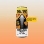TENZING Super Natural Energy Drink, Fiery Mango, 160MG Caffeine, Vitamin D, Magnesium, Mushrooms, Plant Based, Vegan, & Gluten Free, 500ml (Pack of 12) - Image 3