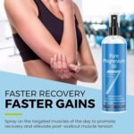 Pure Magnesium Oil Spray for Feet & Body,100ml,Magnesium Chloride for Sleep Support & Muscle Recovery,Magnesium Butter Sleep Spray,Mag/nesium Oil for Relaxing,Muscle Ache and Stress Relief Reduction - Image 8