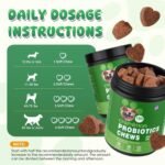 Probiotics for Dogs, 180 Count Dog Probiotics for Gut Health, Support Gut & Digestive Health, Allergy Itch Relief, Reduce Diarrhea, Loose Stools, Strengthen Immunity Health- Chicken Flavor - Image 6