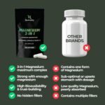 Pure Magnesium Glycinate 3-in-1 Complex 1800mg 60 Capsules - Bisglycinate, Citrate & Taurate - High Strength Magnesium Supplements for Sleep, Energy & Stress - Produced in UK - Image 4