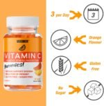 Weider Vitamin C Gummies - Reduces Fatigue and Supports Immune System Function - 250 mg per dose - Sugar- and Gluten-Free - Natural Flavours - 84 Gummies - Image 3