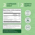 Magnesium Taurate 1900MG | Heart Health & Nervous System Support | 150MG Elemental Magnesium Per Serving | High Absorption Mag Taurate with Vitamin B6 & BioPerine | Non-GMO | 60 Ct (1 Month Supply) - Image 5