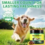 Probiotics for Dogs, 120 Natural Soft Chews with Pumpkin & Flaxseed | Pre & Probiotic Blend to Support Digestive Function, Gut Flora Balance, Immune Health & Everyday Vitality - Image 9