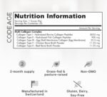 Codeage Multi Collagen Protein Powder Peptides, 2-Month Supply, Hydrolyzed, Type I, II, III, V, X Grass Fed All in One Super Bone Broth Collagen Supplement, Non-GMO, 567 Grams - Image 3