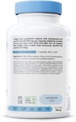 Osavi Omega–3 Fish Oil Molecularly Distilled 1000 mg – 60 Softgels | Lemon Flavor | EPA & DHA for Heart Health, Brain Function, and Vision I Molecular Distillation for Maximum Purity - Image 3