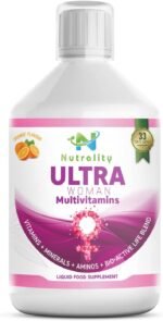 Women Multivitamins 500ml Liquid Supplement, 33 Day’s Supply, Orange Flavour, Bio-Active Vitamins & Amino Acid Blend for Healthy Metabolism - Multivitamins for Women, Female Vitamins - Image 3
