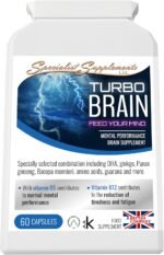 Turbo Brain (Mental Performance Brain Supplement), 60 Capsules - Image 5