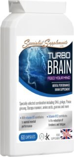 Turbo Brain (Mental Performance Brain Supplement), 60 Capsules - Image 7