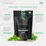 Organic Spearmint Leaf 500mg – 90 Vegan Capsules – High Strength Mentha Spicata Supplement – Resealable and Recyclable Pouch by Alpha01 - Image 3