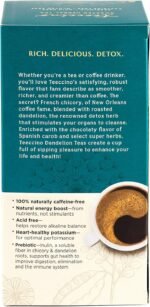 Teeccino Dandelion Mocha Tea - Caffeine-Free, Roasted Herbal Tea with Prebiotics, 3x More Herbs than Regular Tea Bags - Gluten-Free, Acid-Free Coffee Alternative - 25 Tea Bags - Image 3