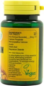 Chelated Iron : Mineral Supplement : 90 Tablets - Image 3
