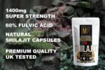 Shilajit | 60 Capsules | 60% Fulvic Acid | 1400 milligrams Shilajit Resin Powder per Capsule | High Strength Shilajit Capsules | Vegan Himalayan - Image 6