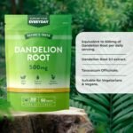 Dandelion Root Tablets | 500mg | High Strength Dandelion Extract | Taraxacum Officinale 5:1 Extract | 60 Vegan Tablets | Nature's Truth - Image 3