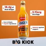 ZINGER 5 Shot - Organic Ginger Shots (6x330ml) | 30 Servings | Refreshing Fiery Ginger Drink | Organic Ingredients, Vegan and Gluten Free | No Added Sugar - Image 5