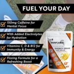 Vangard Essential Energy Drink - Citrus Flavour (270g - 30 Servings), Everyday Energy & Hydration Powder With Low Sugar and Vitamin B12 - Image 3