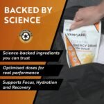 Vangard Essential Energy Drink - Citrus Flavour (270g - 30 Servings), Everyday Energy & Hydration Powder With Low Sugar and Vitamin B12 - Image 6