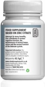Zinc 15mg Tablets | Contributes to Normal Fertility, Hair, and Immune System Function | Potent One-a-Day Formula | 360 Tablets = 12 Months' Supply | Manufactured in The UK to GMP Standards - Image 5