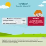 Kids Vitamin D3 1000iu | 120 Chewable Tablets (4 Months Supply) | Orange Flavoured Vitamin D Supplement for Children Aged 4+ | Suitable for Vegans | by Horbaach - Image 4