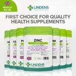 Lindens Zinc Citrate 50mg - 100 Vegan Tablets - Immune Function, Fertility, Healthy Bones, Vision, Hair, Nails and Skin - Made in The UK | (3+ Months Supply) | Letterbox Friendly - Image 8