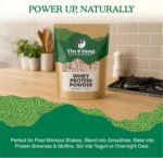 Organic Whey Protein 750g, by Yin & Yang Superfoods. Grass Fed, 19.4g of Protein Per Serving, Natural Chocolate Flavour, with Pure Cacao and Coconut Sugar (25 Servings) - Image 4