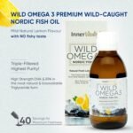 Omega 3 Fish Oil Liquid - Natural Fresh Lemon Flavour with NO Fishy Taste, High Strength DHA/EPA - 200ml Made from Wild Caught Nordic Fish Oil | 3rd Party Tested for Purity - Inner Vitality - Image 3