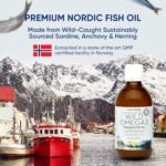 Omega 3 Fish Oil Liquid - Natural Fresh Lemon Flavour with NO Fishy Taste, High Strength DHA/EPA - 200ml Made from Wild Caught Nordic Fish Oil | 3rd Party Tested for Purity - Inner Vitality - Image 5