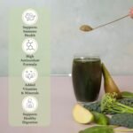 Jade & Joy Super Greens | 150g / 30 Servings | 9 Essential Superfoods for Energy, Immunity & Digestion Including Matcha, Kale, Chlorella & Spirulina | High Antioxidant Formula | Apple & Pear Flavour - Image 5