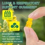 Mullein Gummies 2000mg for Lungs -Mullein Leaf Extract for Lungs Cleanse & Detox, Respiratory Health Gummies, Digestive Support, Immune Booster 60 Count - Image 4