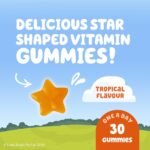 Bluey Kids Bone Support Gummies - Vitamin D3 & K2 to Support Growing Bodies and Bone Growth - Tropical, No Added Sugar, Vegan, Gluten Free - 30 Gummys for Children Ages 3-12 - Image 4