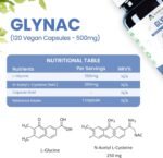 GlyNAC | 500mg High Strength |120 Vegan Capsules | Glycine & NAC Supplement (N-Acetyl Cysteine) for Metabolism & Immune Wellness | Antioxidant Dietary Supplement |Lab Tested, GMP Certified - Image 4