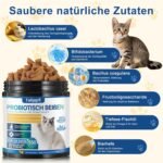 Cat Probiotics Chews for Digestive Health-550 Count with Digestive Enzymes & Prebiotics - Supports Gut Health, Reduces Diarrhea & Bad Breath - Tasty Chicken Flavor Soft Treats for Cats & Kittens - Image 4
