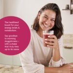 Super Berry Energy Powder 600g | Vegan Superfood Blend | Smoothie Drink Mix for Shakes | Supports Energy, Immunity & Metabolism | with Acai, Goji, Maca, Turmeric, Guarana & Vitamin B12 | Alpha Foods - Image 3