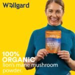 Wellgard Organic Lion's Mane Mushroom Powder 90 Grams - Mushroom Supplement, Dual Extract, Easy to Use, Certified Organic - Image 5