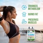 Fat Burner Weight Loss Pills – Metabolism Booster, Appetite Suppressant - Green Tea Extract Lean Slimming Diet Supplement for Men & Women - UK Premium Manufacture - 60 Vegetarian Capsules – GSNG - Image 3