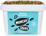 MUNCHY SEEDS Salted Caramel, Sunflower, Pumpkin, Protein Snack, Plant-Based Fibre & Vitamin E, Sweet & Delicious To Eat, Vegan Snacks for Kids & Adults, Add to Cereal or Salads - 2kg Bumper Tub - Image 3
