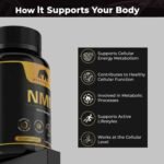 NAD+ Nicotinamide 500mg, 30 Capsules – Supports Anti-Aging, Energy, Cellular Health & Longevity – Sepismart SR Sustained Release – Vegan NAD Supplements UK - Image 3