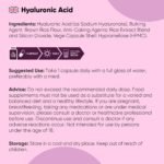 Hyaluronic Acid Supplement 600mg (500-700 KDA) - 120 Capsules - 4 Months Supply - Vegan High Strength Hyaluronic Acid Capsules - for Women & Men - Image 5