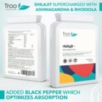 Troo Health Care Shilajit Plus - Advanced Adaptogen Complex with Ashwagandha, Rhodiola & Zinc for Energy, Mood, and Immune Support - 90 Capsules - Image 5